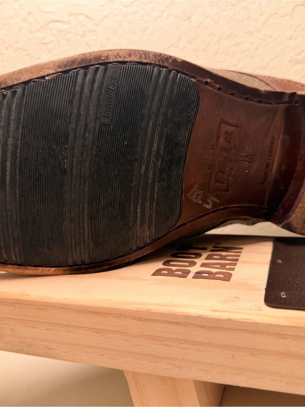 Classic Brown Leather and Olive Fabric Cap-Toe Derby